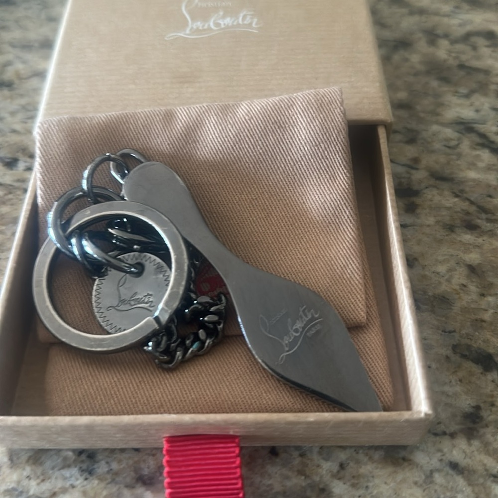 Christian Louboutin Red and Black Keychain - Picture 3 of 5